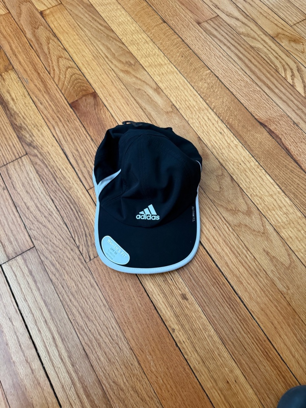 NWT Adidas UPF 50 Sweat 0 Nothing Climalite Black Performance Run Cap Breathable